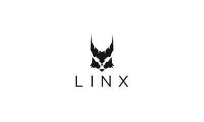 On the logo is an abstract image of a lynx.