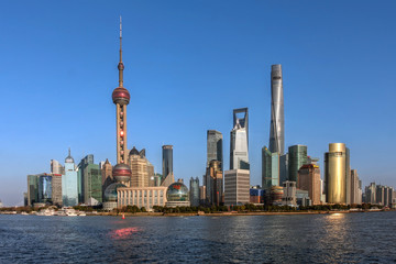 Fototapeta premium Szanghaj Pudong, Chiny