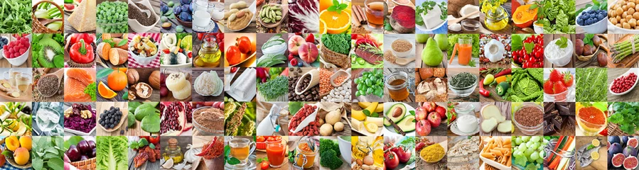 Photo sur Plexiglas Manger Hundred healthiest foods