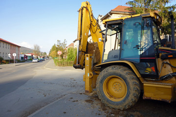 Excavator, excavation work