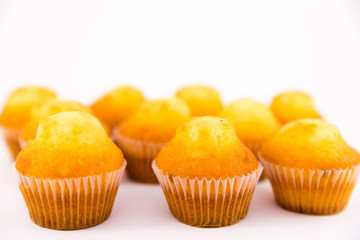 Muffin isolated on white background
