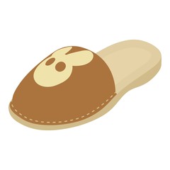Slipper icon. Isometric illustration of slipper vector icon for web