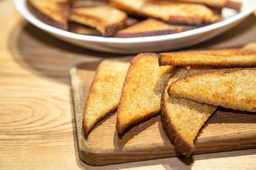 Toasts. Dried bread