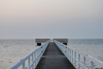 Obraz premium One of the many beautiful piers in Sweden, Malmo