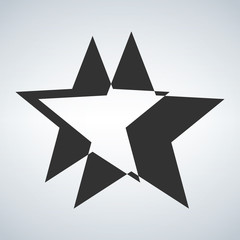 Star logo concept. Vector illustration isolated on modern background