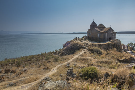 Sevanavank is a monastic complex located on the northwest coast of Lake Sevan in the Gegharkunik Province of Armenia, not far from the town of Sevan