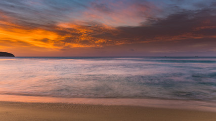 Fototapeta na wymiar Soft Sunrise Seascape