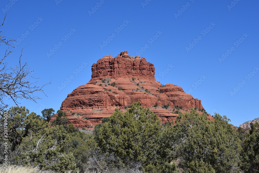 Wall mural Bell rock at Sedona Arizona