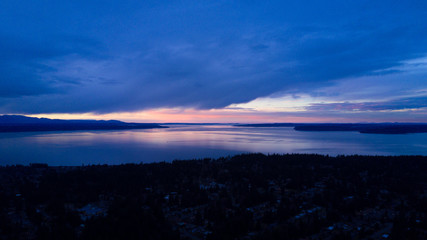 Sunrise over Seattle