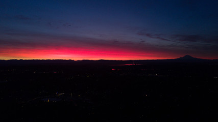 Sunrise over Seattle