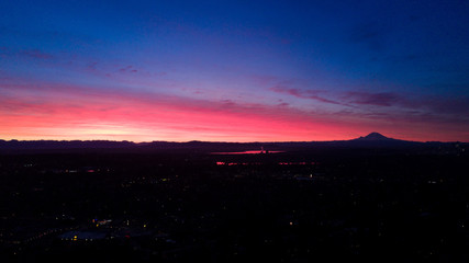 Sunrise over Seattle