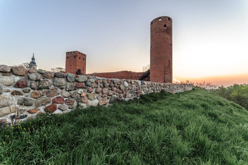Fototapeta na wymiar Remains of the Mazovian Duke Castle in Czersk (Poland)