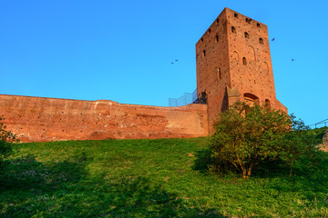 Remains of the Mazovian Duke Castle in Czersk (Poland)