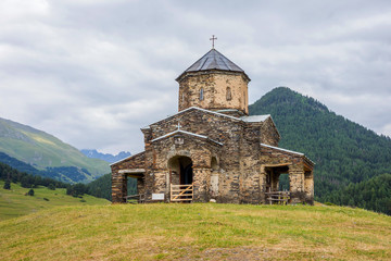 Church in Tusheti, Georgia