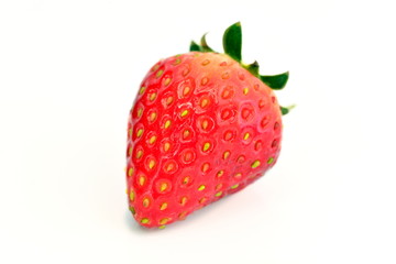 Strawberry on white background