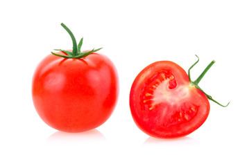 Tomato isolated on white background