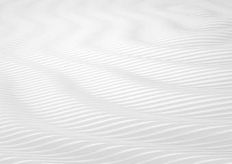 Fototapeta na wymiar Abstract white wave background.