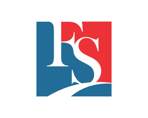 rectangle initial letter typography typeset alphabet font image vector icon