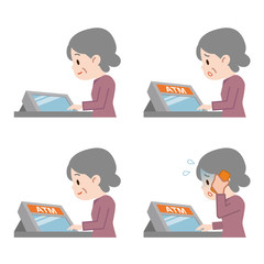 ATM　オレオレ詐欺　セット