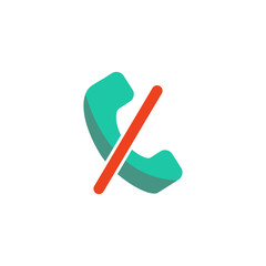 No Call Icon Design