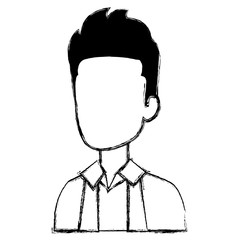 businessman avatar character icon vector illustration design