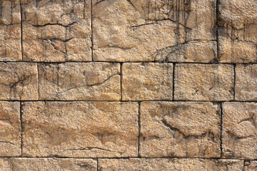 Stone and Brick Textured Wall Background