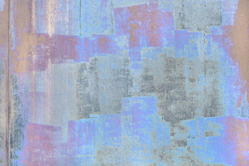 rusty  blue metallic background with colored spots
