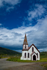 Fototapeta na wymiar Historic St. Paul's Anglican Church, Kitwanga, British Columbia Canada