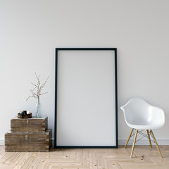 Mockup Poster Frame Interior