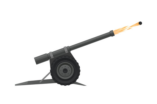 Ramadan Kareem, holy month Muslims, Islamic event. Ancient traditional cannon.