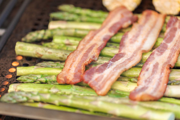 Grilled asparagus
