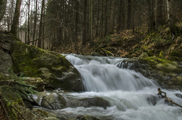 wodospad Bieszczady 