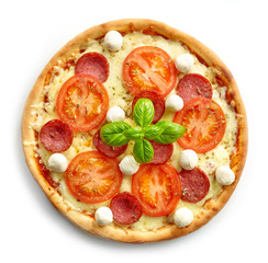 freshly baked pizza