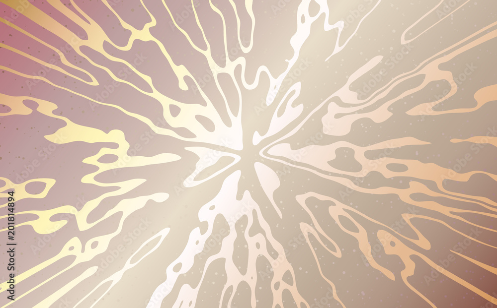 Poster vector. rose gold. abstract texture of marble and quartz. the effect of a flowing liquid. background