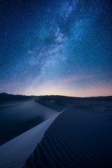 Voie lactée, Mesquite Dunes, Death Valley