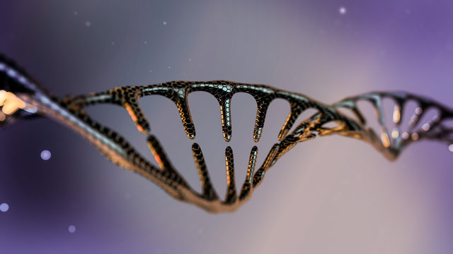Cool stylish DNA molecules