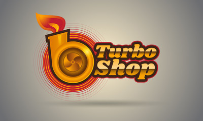 Car tuning logo template design