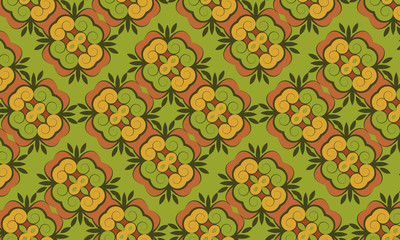 Ornamental pattern. Vector abstract background