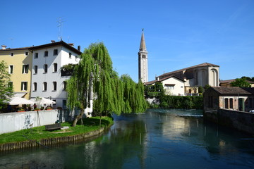 Sacile e il fiume Livenza