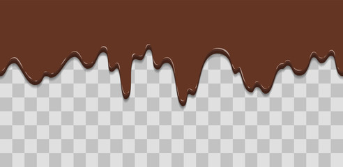 Seamless drip. Dripping glaze, cream, ice cream, white chocolate, vanilla. Drops flowing down. Cartoon illustration for web, advertising, banner, poster, flyer, business card. Vector illustration.