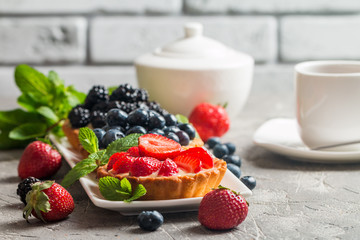 Fresh homemade berrie tarts