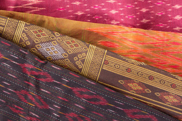 Thai silk  pattern,Thailand textile style