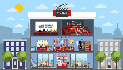 Cinema city building.