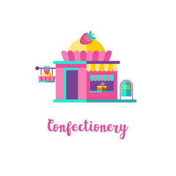 Confectionery. Vector illustration.