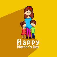 Illustration of background for Mother's Day