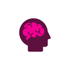 Brain Head Logo Icon Design