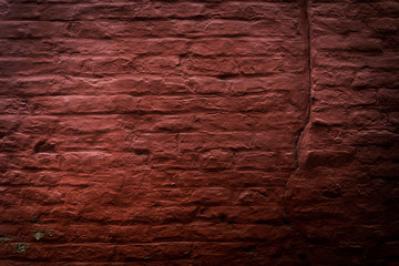 Old red brick wall textures and backgrounds