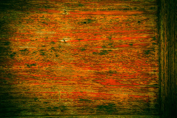 Vintage stained wooden wall background texture