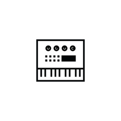 Synthesizer outline icon