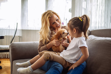 Sniffing and licking